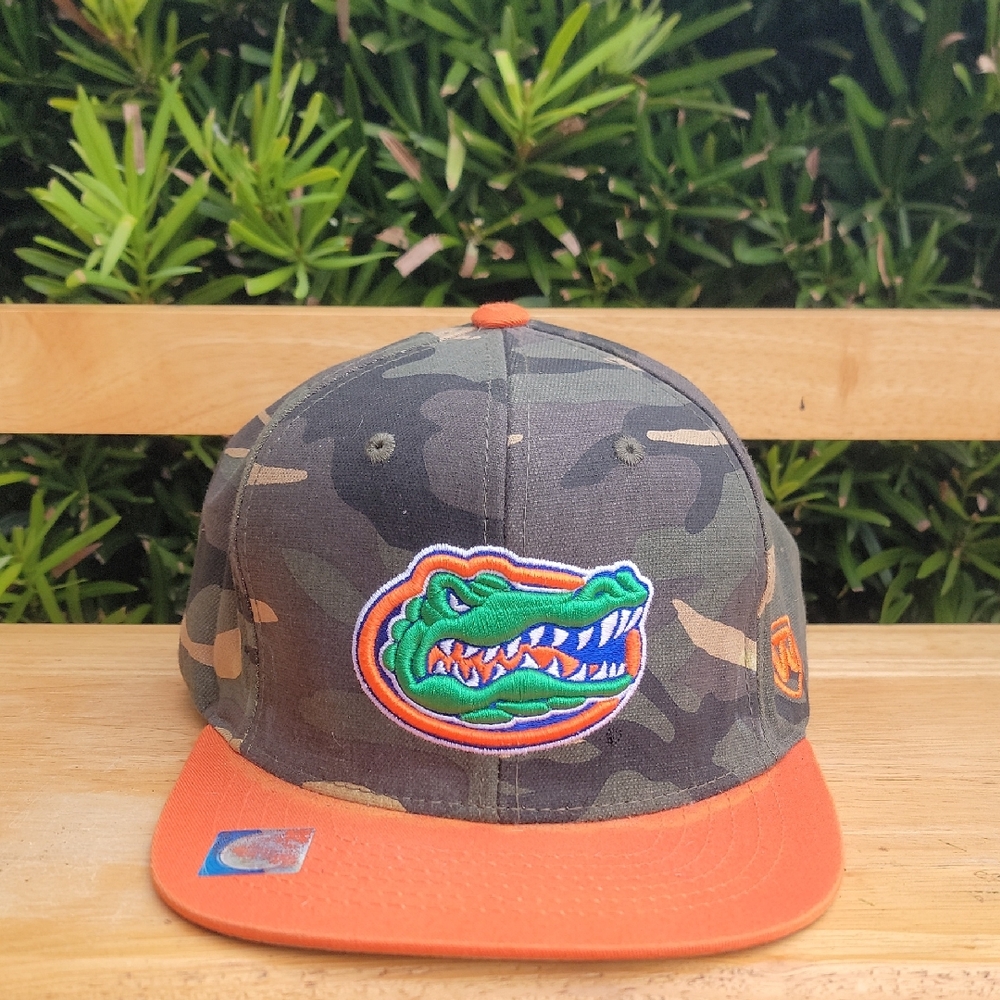 Florida Gators- Top of the World Camo and Orange Adult Hat